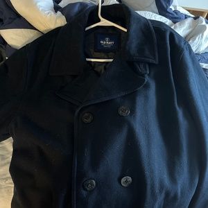 Old Navy Peacoat 3XL in Navy Blue